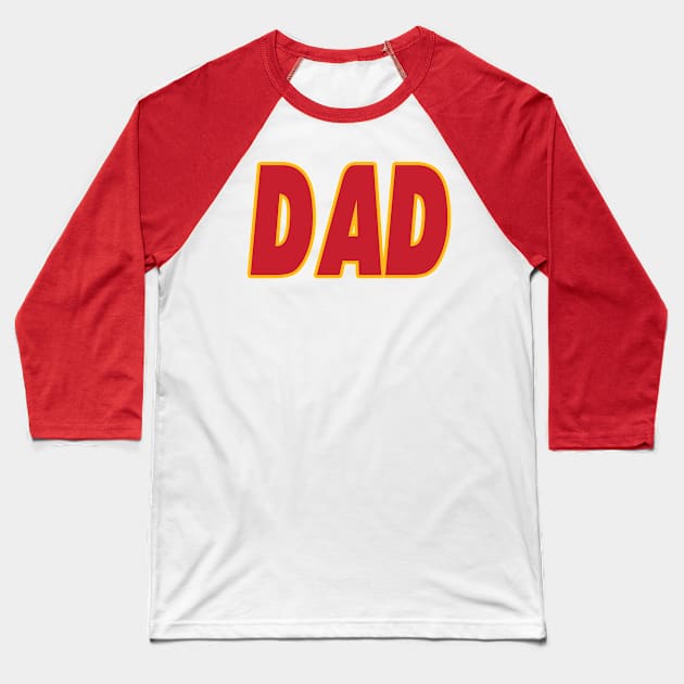 KC DAD! Baseball T-Shirt by OffesniveLine